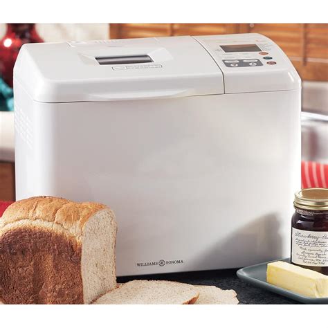 Williams sonoma bread machine - Preheat an oven to 350°F (180°C). Line an 8-by-4-inch (20-by-10-cm) loaf pans with parchment paper, leaving 2 inches (5 cm) hanging off the sides. Using the large holes on a box grater-shredder, shred the zucchini. In a bowl, using an electric mixer, beat the sugar, oil, eggs and vanilla on medium speed until pale and creamy, about 1 minute.